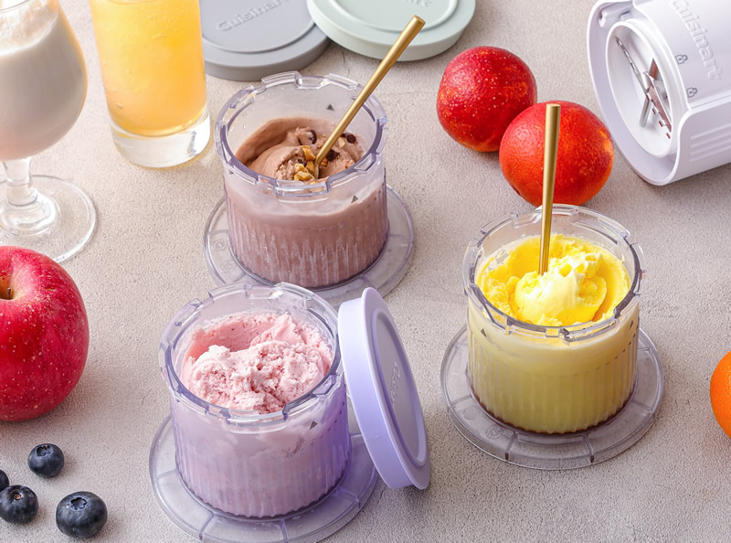 3つのデザートカップ付き・家族で好きなフレーバーも