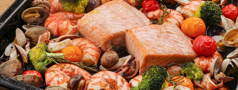 シーフード 400℃バーベキュー