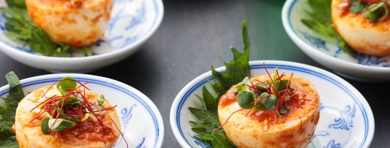 ユデタマゴナムル