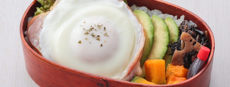 お弁当ハムエッグ